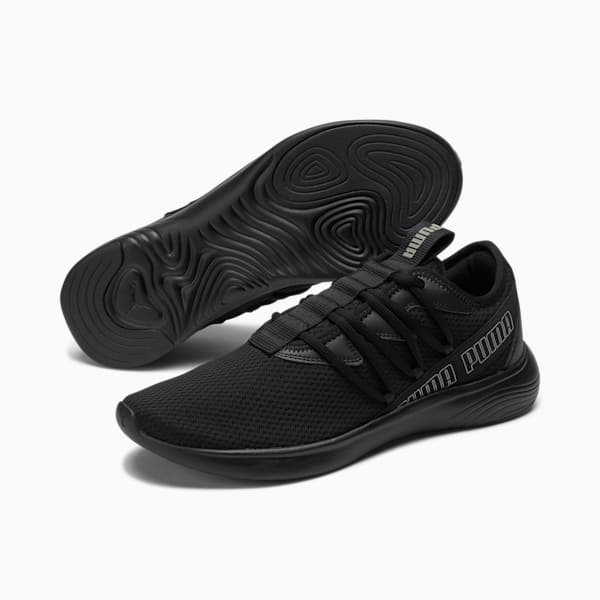 Zapatos de entrenamiento Star Vital para hombre, PUMA Black-Concrete Gray, extralarge
